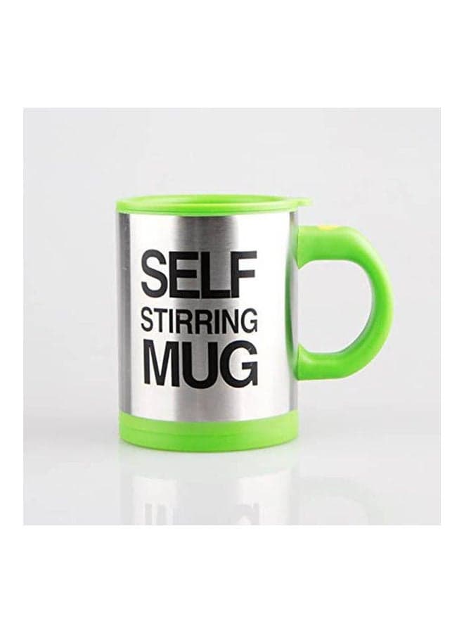 Automatic Electric Self Stirring Mug Coffee Mixing Drinking Cup- Blue Green
