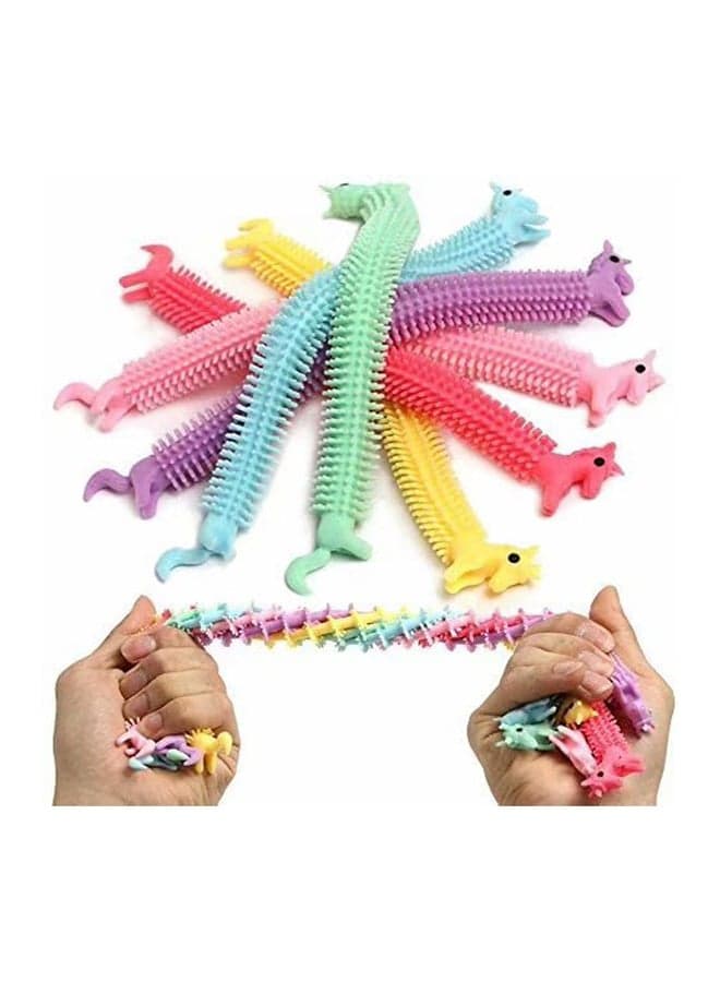 6-Piece Stress Relief And Fidget Therapy Unicorn String Toys Set For Kids 13.25x9.8x4.8cm