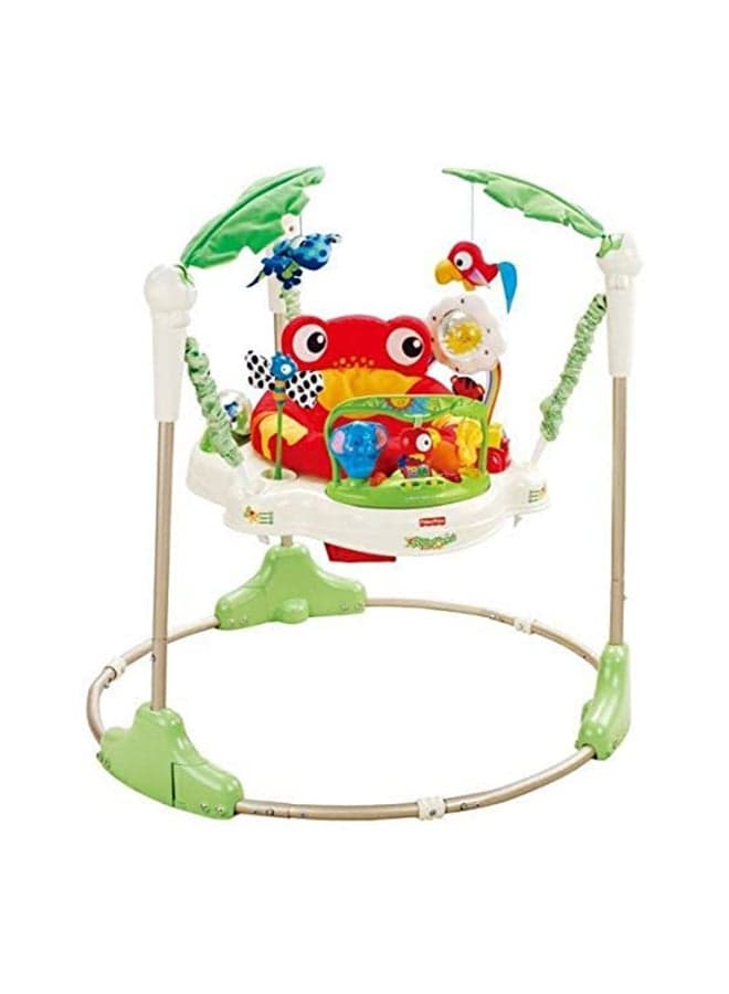 Adjustable Rainforest Jumparoo Walker With Seat And Jumper