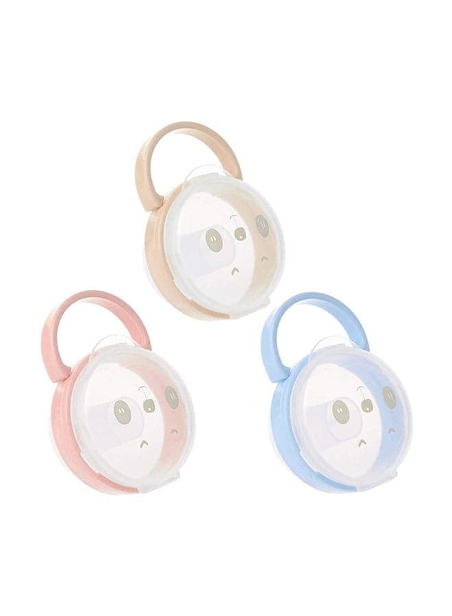 Cartoon Transparent Portable Dustproof Baby Pacifier Storage Box With High-quality PP Material