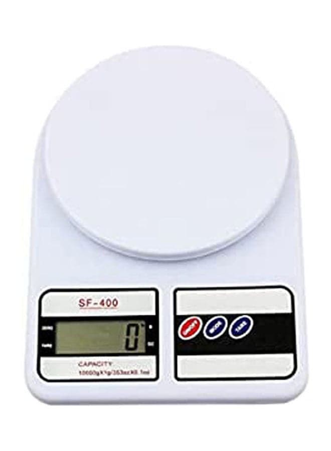 Electronic Kitchen Digital Weighing Scale 10 Kg White