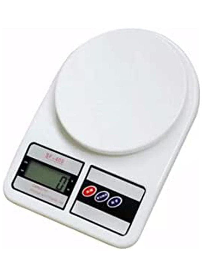Kitchen Digital Scale 10 Kg White 10kg