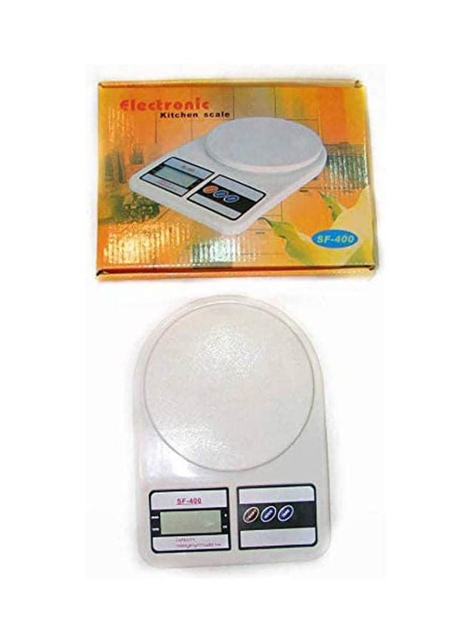 Digital Kitchen Scale Weighing 1G To 7Kg White