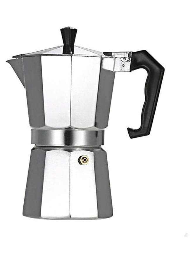 6-Cup Aluminum Espresso Percolator Coffee Stovetop Maker Mocha Pot Silver