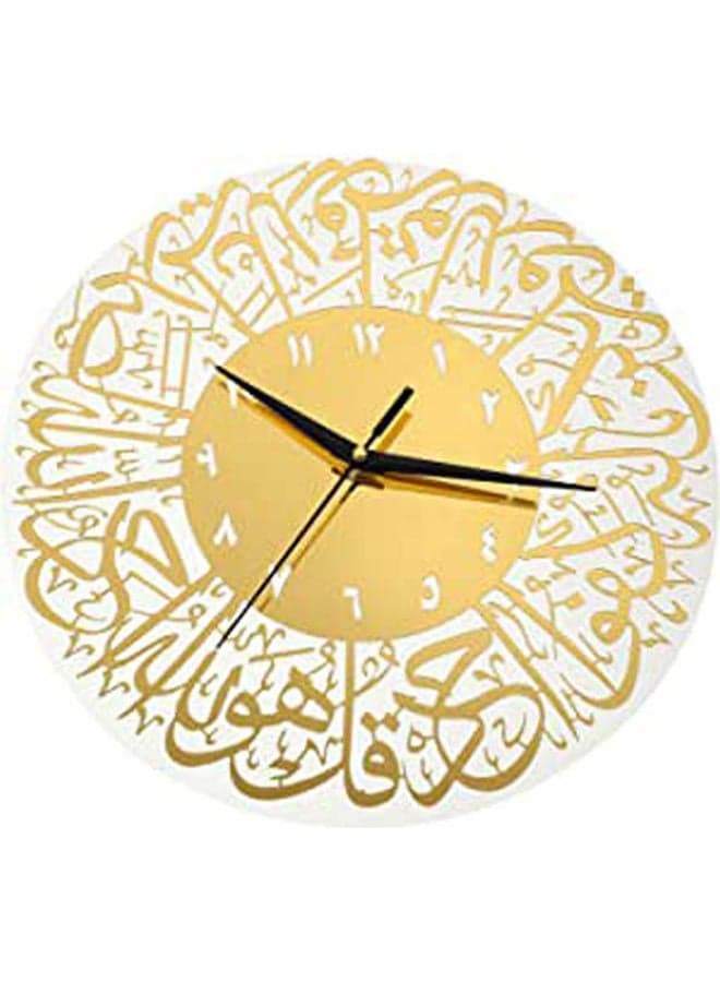 Ramadan Wall Clock Creative Islamic Bairam Kareem Wall Art Acrylic Ramadan Home Decor Eid Gift Multicolour