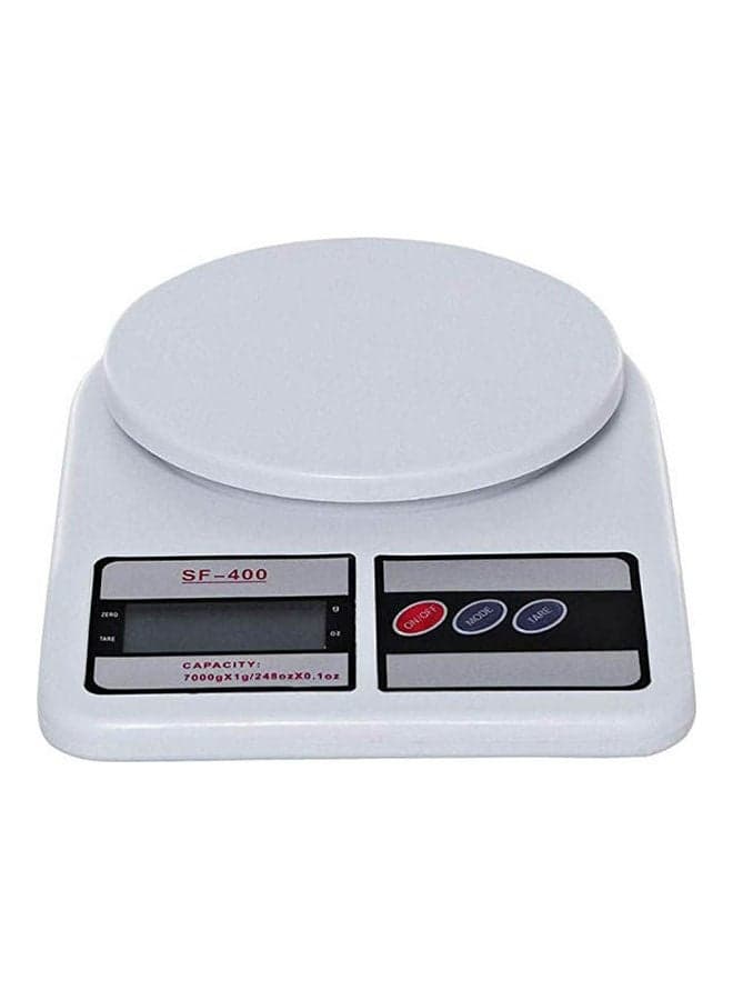 Digital Kitchen Scale White 7kg