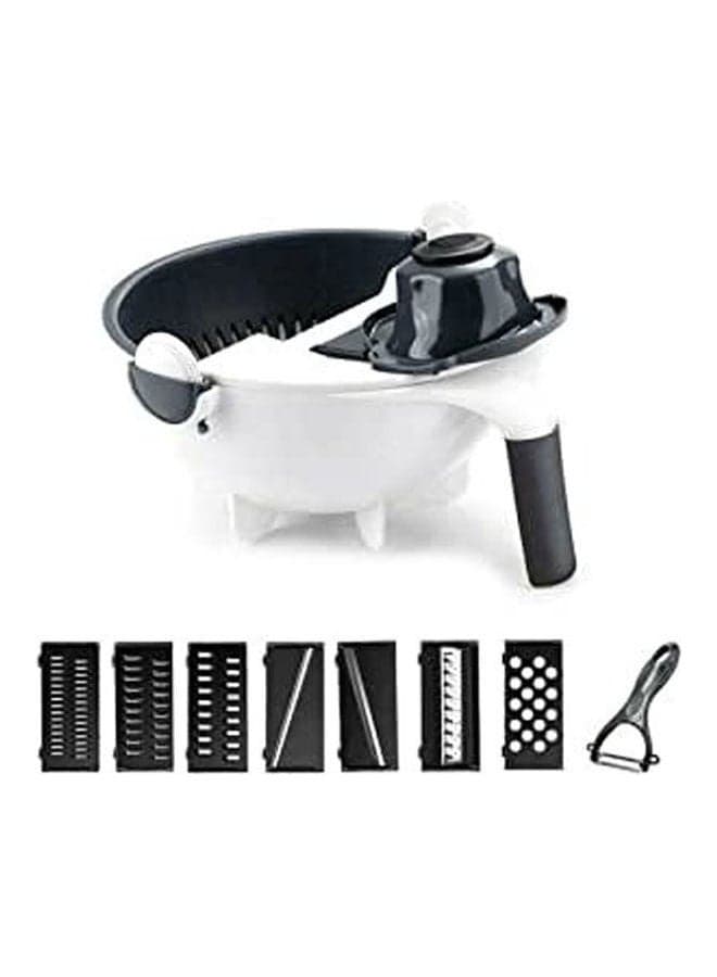 Cutter Vegetable Tool Kitchen Multifunctional - 9 In 1 Black