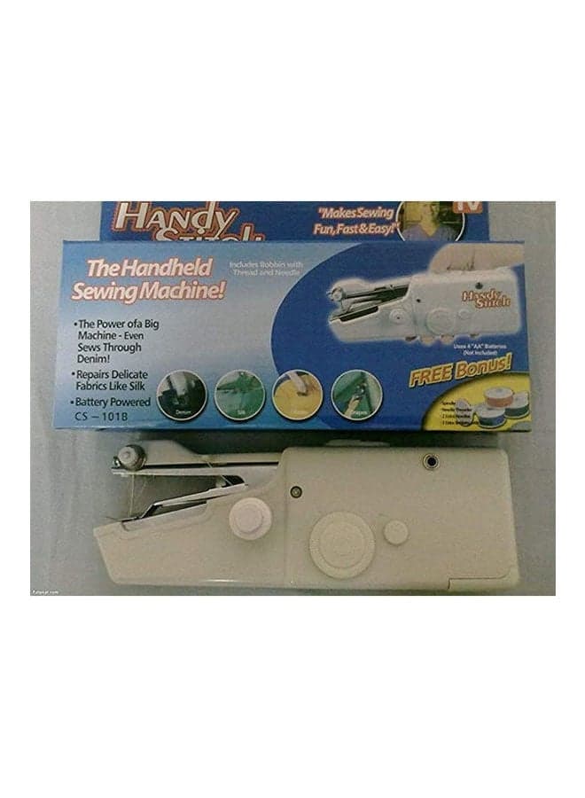Portable Handheld Sewing Machine White