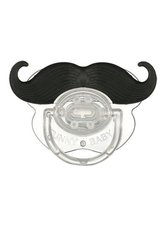 Soft Silicone BPA Free Funny Mustache Pattern Soother Pacifier For Baby