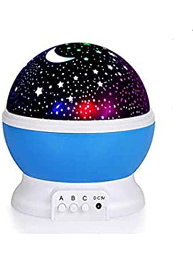 Night Lighting Lamp Star Light Rotating Projector 4 Led Bulbs 8 Modes Multicolour