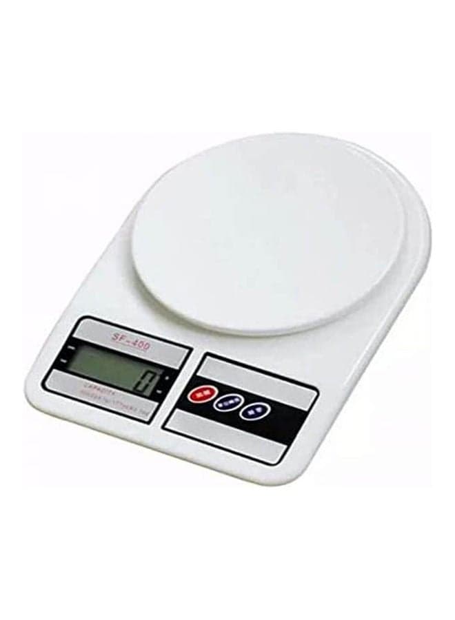 Digital Electronic Kitchen Scale White 10kg