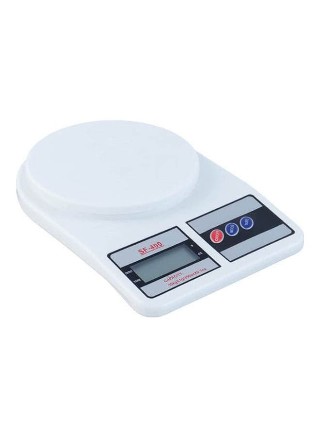 Digital Electronic Kitchen Scale White 10kg