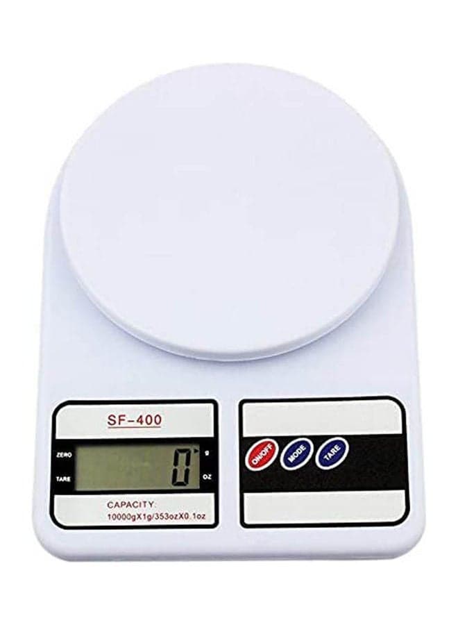 Digital Electronic Kitchen Scale White 10kg