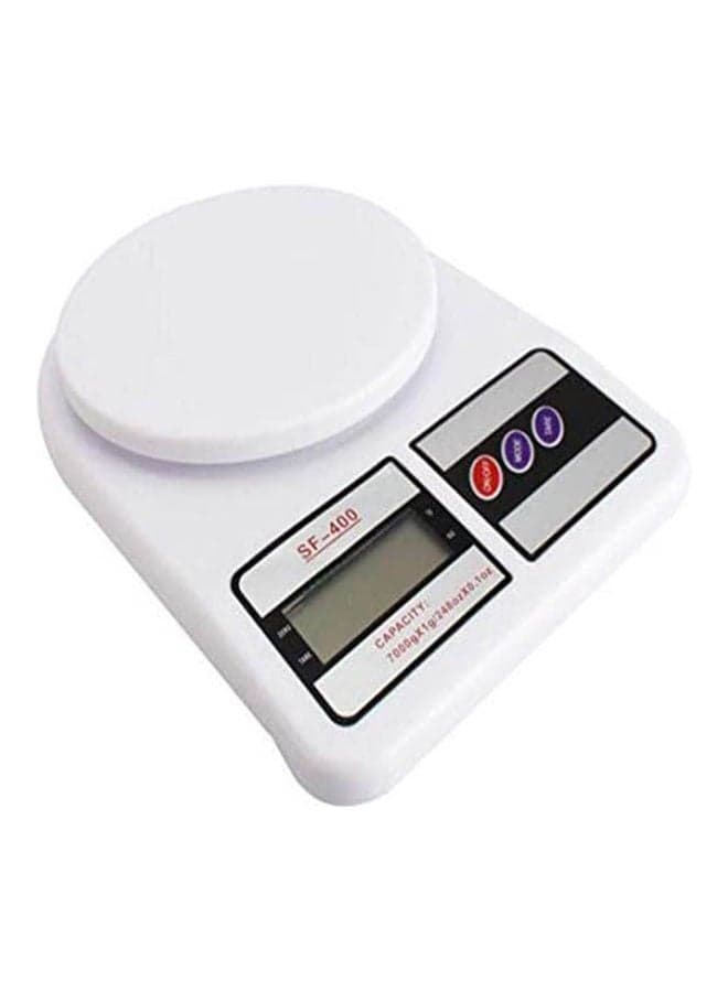 Digital Electronic Kitchen Scale White 10kg