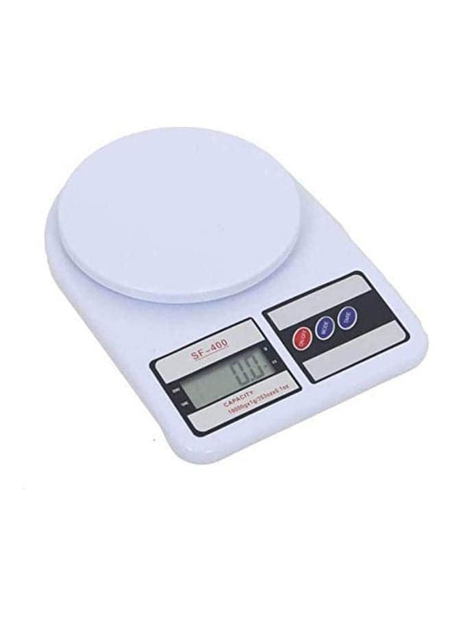 Digital Electronic Kitchen Scale White 10kg