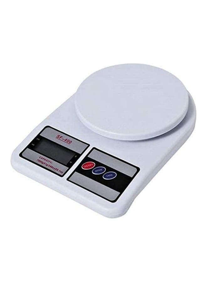 Digital Electronic Kitchen Scale White 10kg