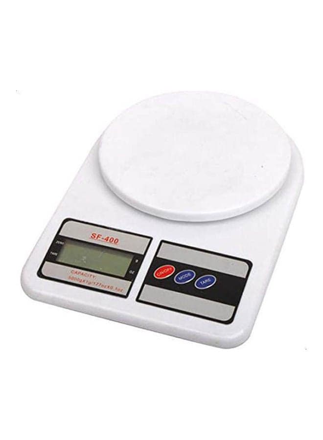 Digital Electronic Kitchen Scale White 10kg