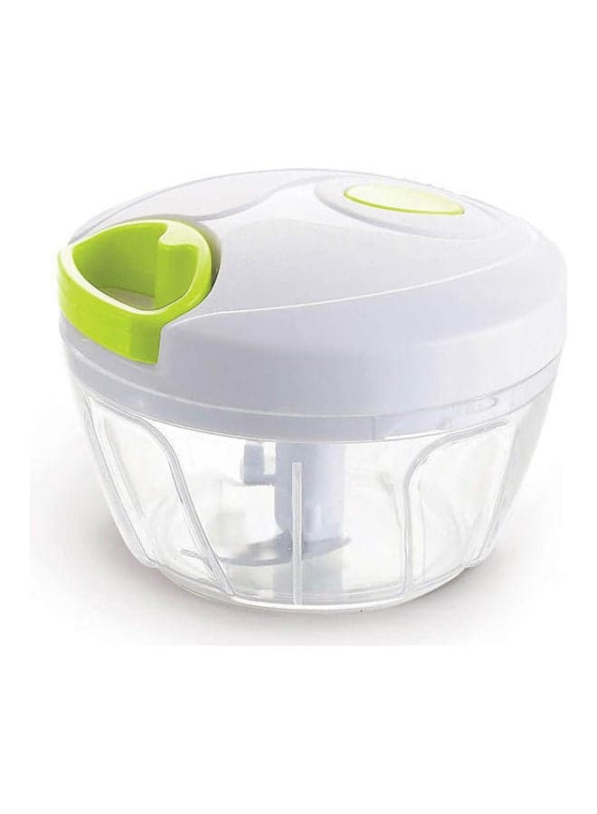 Plastic Manual Multi Chopper&Slicer White 13cm