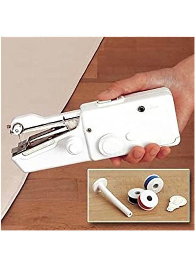 Handy Stitch Hand Held Portable Sewing Machine SFS-6671475 White