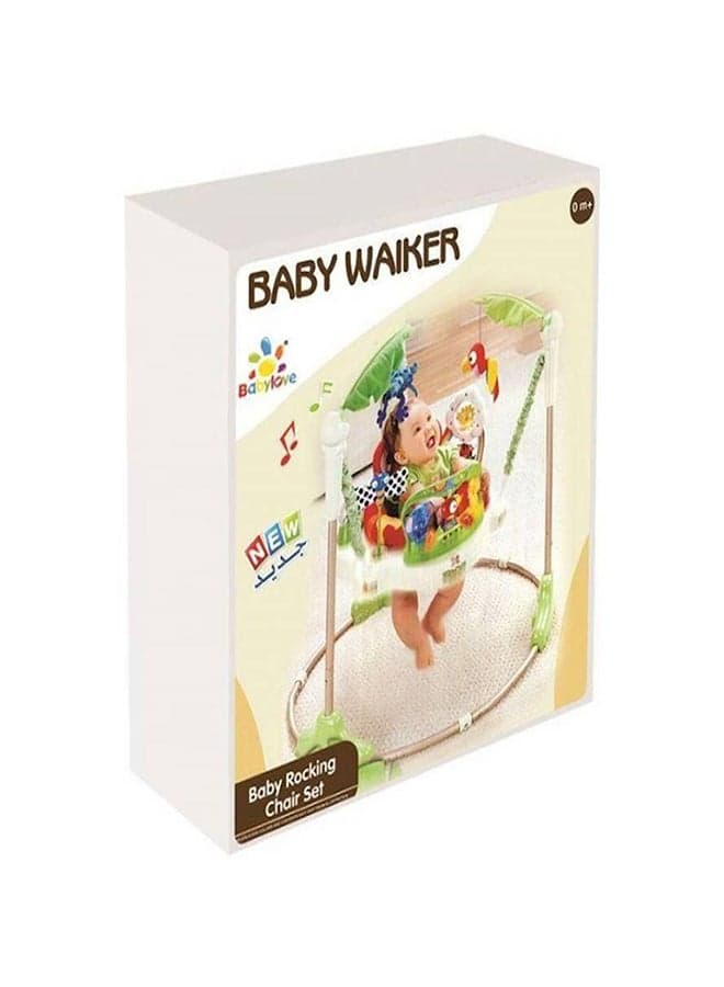 Adjustable Baby Walker With Soft, Comfy Seat Pad and Infant Jumper, 360 degrees