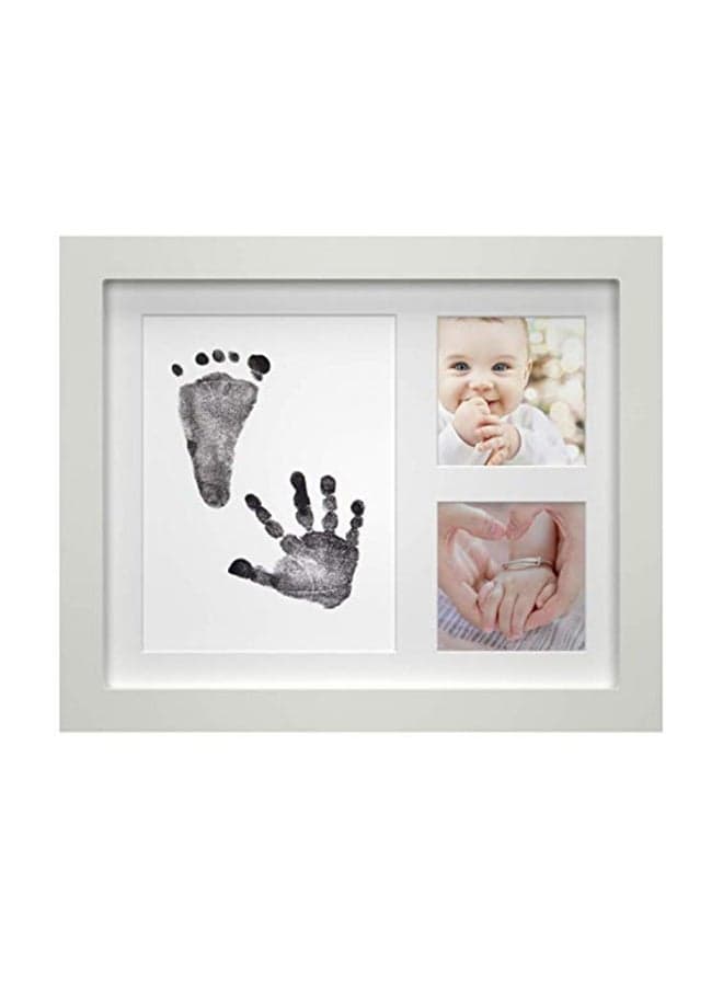 Baby Hand And Foot Print Casting Mold Frame Memory Gift Set - Multicolour