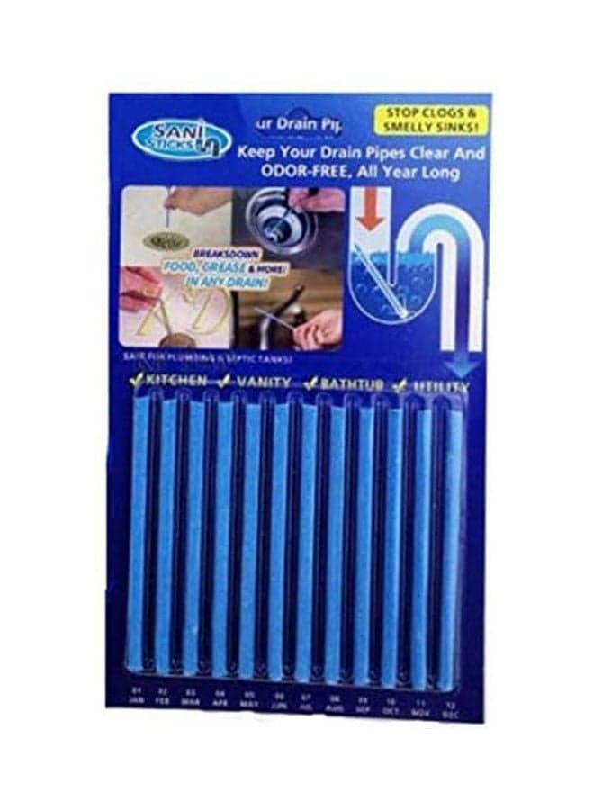 Kitchen Sink Drain Cleaner Sticks Drain Pipe Bathtub Sink Cleaners Blue