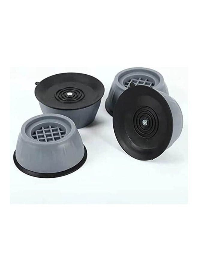 4 packs, universal washing machine foot mat Grey