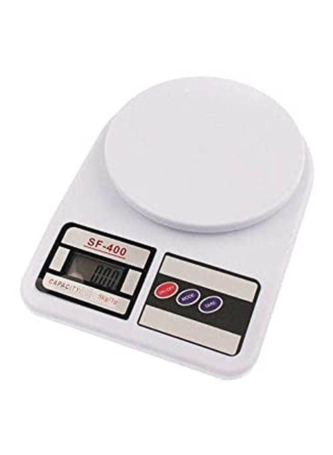 Digital Kitchen Scale, - 10Kg White