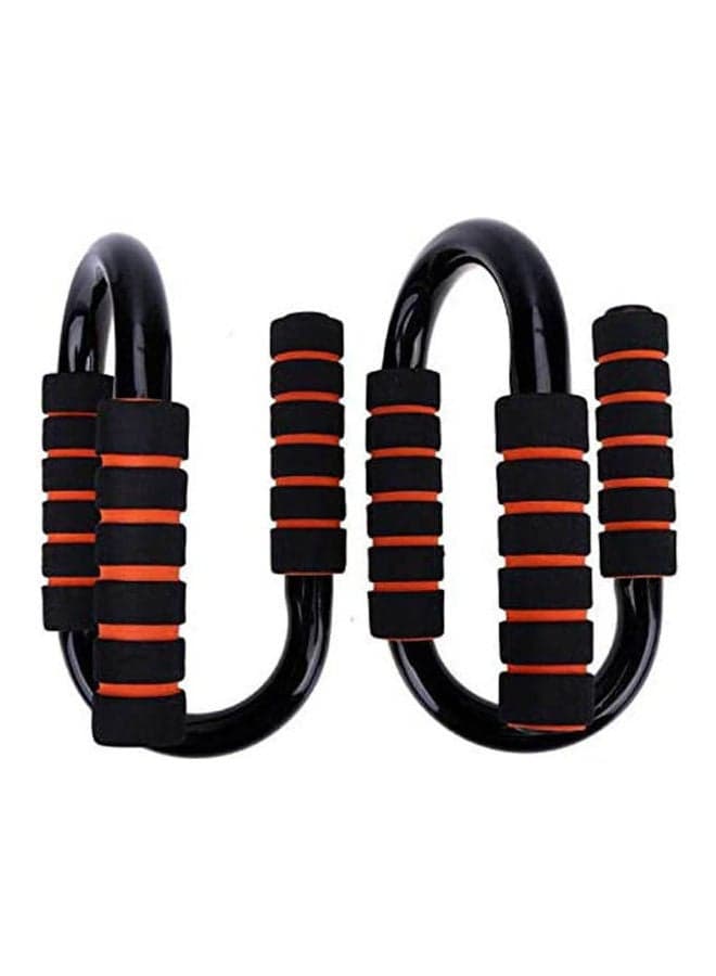 Fitness S Shaped Push Ups Push Up Bar Rods Stands Bracket Sport Gym Exercise