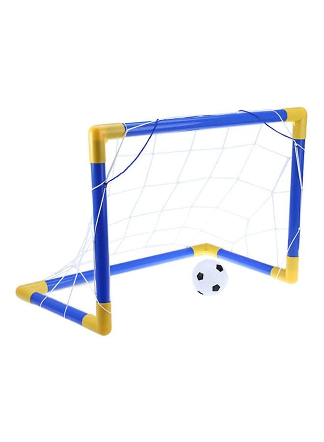 Mini Football Soccer Goal Post Net Fun Activity Creative Play Set For Kids 45x 27x 33cm