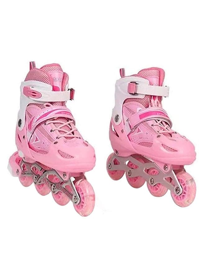 Alluminium Alloy Wheels Perfect In-Line Skate Shoes With LED Flash For Kids 42.2x39.8x11.2cm