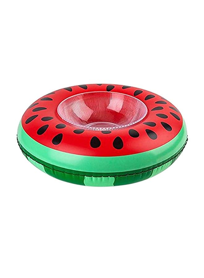 Inflatable Swimming Pool Portable Multicolour Cup Holder With Watermelon Design 5x5x2cm