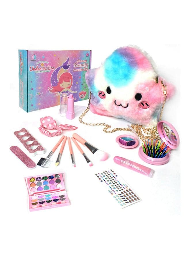 20PCS Make Up Box Nontoxic Cosmetics Kit Toys