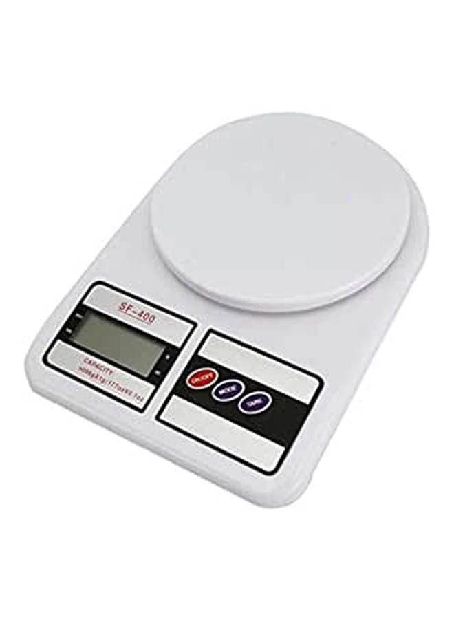 Electronic Kitchen Digital Weighing Scale 7 Kg White