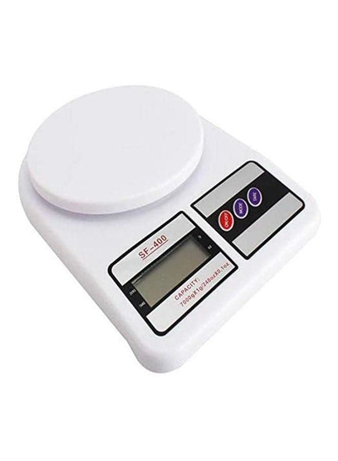 Digital Electronic Kitchen Scale White 10kg