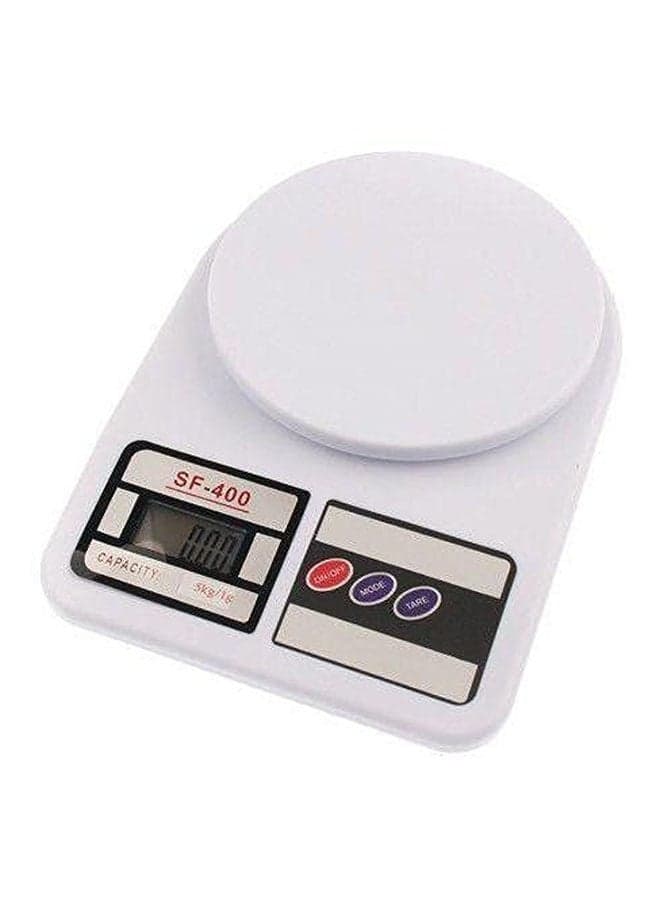 Digital Kitchen Scale White- 10Kg White
