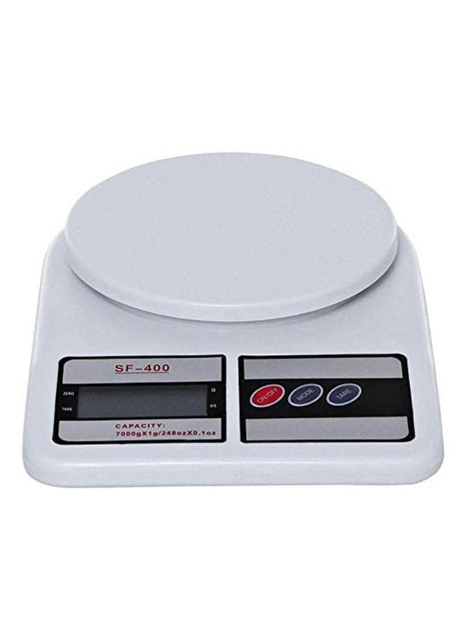 Digital Kitchen Scale 7 Kg White