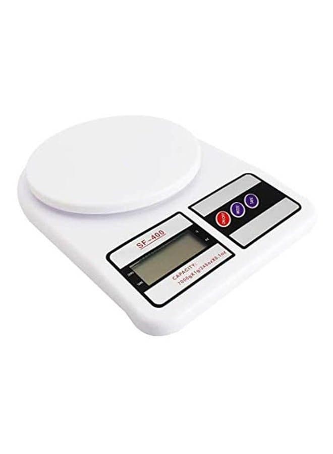 Kitchen Scale Electronic Kitchen Scale White