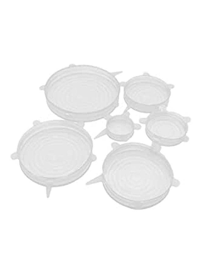 Stretch Silicone Lids Airtight Food Storage Covers Clear