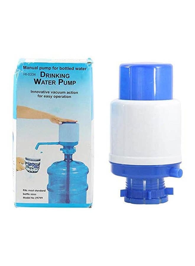 Drinking Manual Water Pump Blue