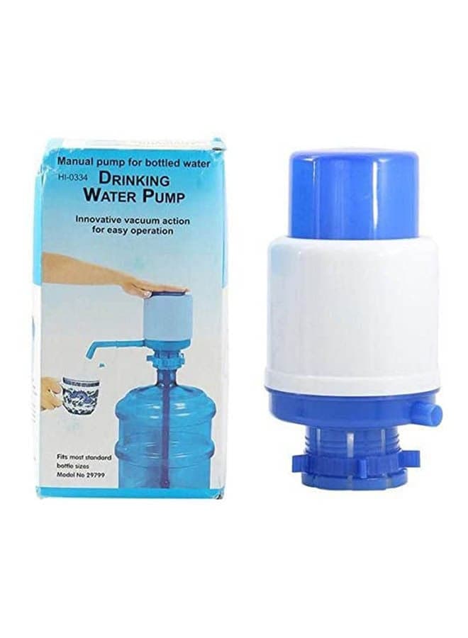 Drinking Manual Water Pump Blue