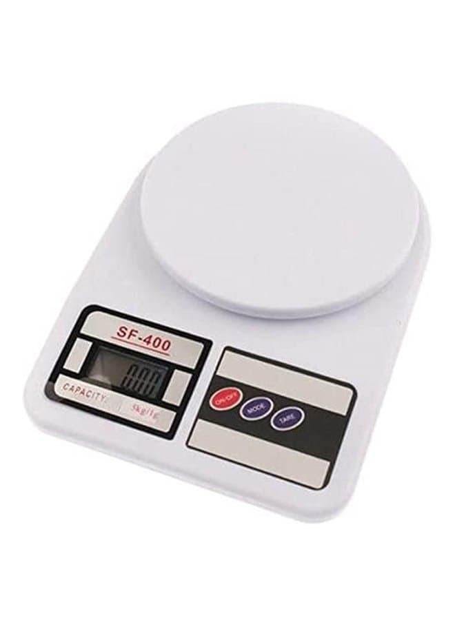 Electronic Kitchen Scale Weighing Scale White