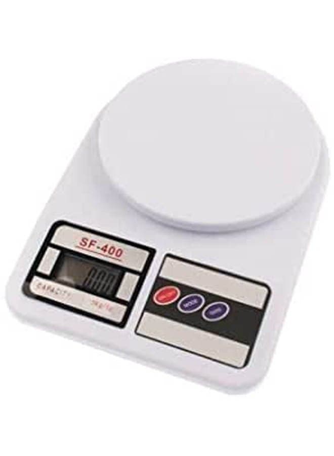 Digital Kitchen Scale 10Kg White