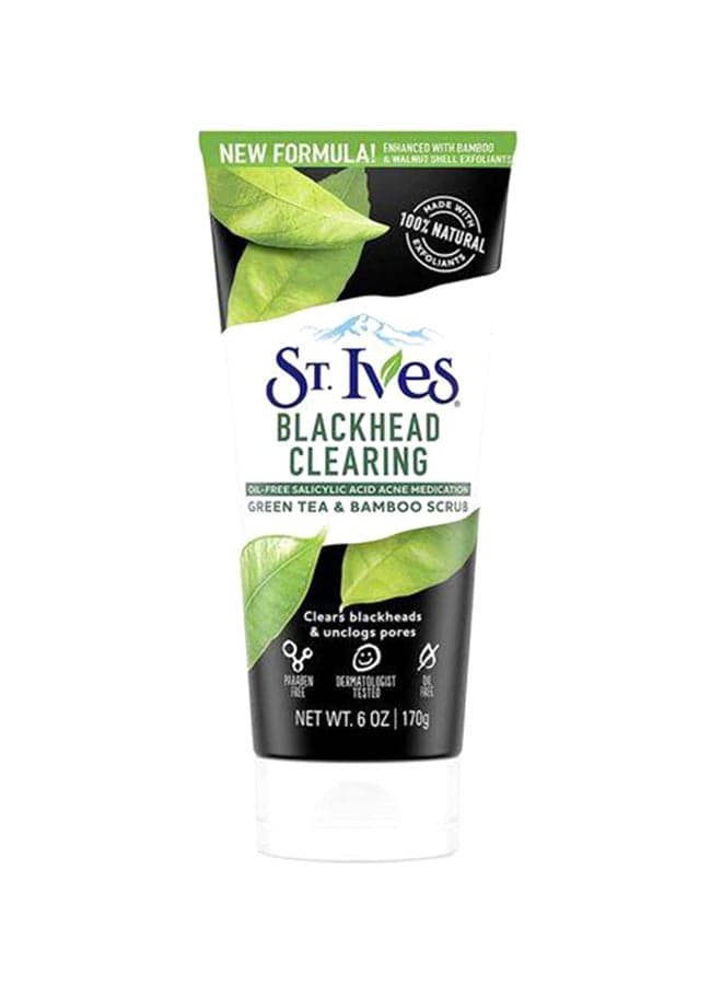 Blackhead Clearing Green Tea Scrub And Bamboo 170grams