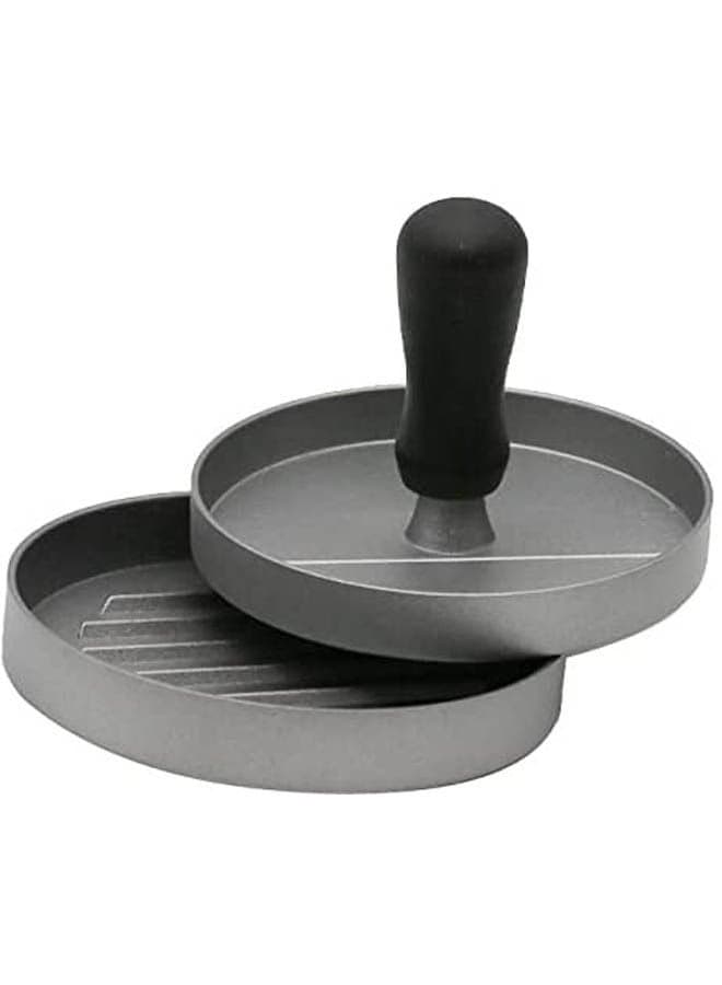 Hamburger Meat Beef Grill Round Shape Burger Press Silver 11cm