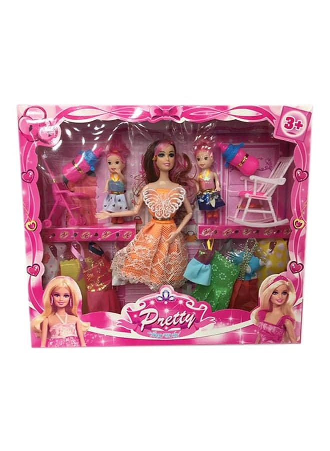 Barbie With Accessories 39x33x4cm