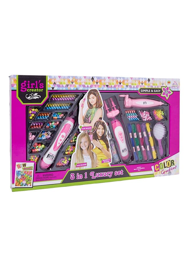 3-In-1 Color Gradient Luxury Easy Dressing Set