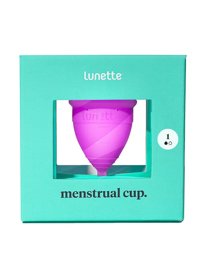 Reusable Menstrual Cup Model 1 for Light to Moderate Flow Violet 25ml