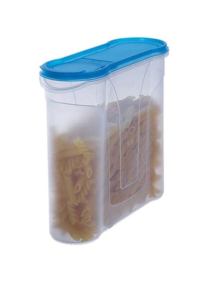 Pour Box With Sieve Clear/Green 28x12x28cm