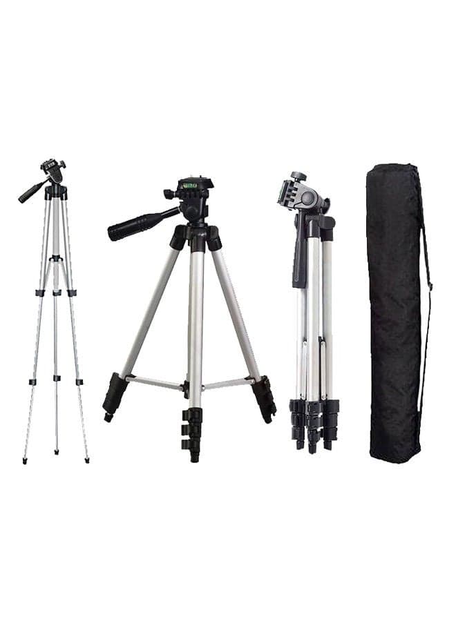 Professional Camera Tripod Mount Stand Silver/Black